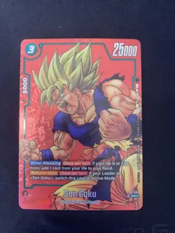 Dragon Ball Super Card Game Fusion World Son Goku FP-034 Limited Manga Version - Image 1