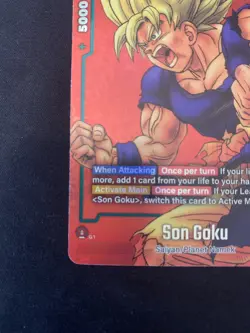 Dragon Ball Super Card Game Fusion World Son Goku FP-034 Limited Manga Version - Image 4