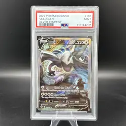 Pokemon 2022 Lugia V 186/195 Alt Art Silver Tempest PSA 9 - Image 1