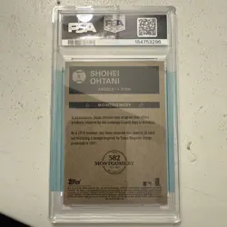 2018-19 TOPPS 582 MONTGOMERY CLUB 1951 RINGSIDE SET 4 #5 SHOHEI OHTANI PSA 10 - Image 2