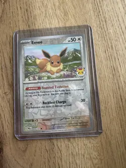 Eevee - (Pokemon Day 2025) (Reverse Cosmos Holo) 074/131 Reverse Holo - Image 1