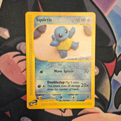 Pokemon Squirtle 131/165 Expedition Base Set 50 HP Basic Common Regular ENG 2002 - Image 1