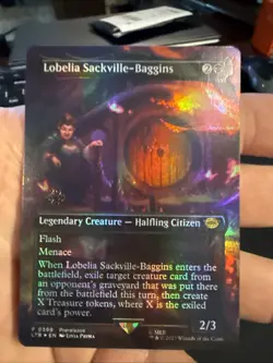 MTG Lobelia Sackville-Baggins Foil - Prerelease Promo NM 399 - Image 1