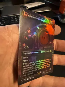 MTG Lobelia Sackville-Baggins Foil - Prerelease Promo NM 399 - Image 2