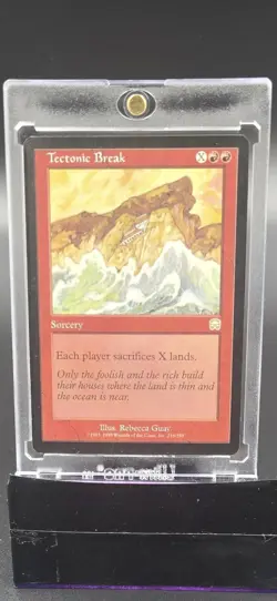 Tectonic Break LP Mercadian Masques MTG Rare Red Sorcery MMQ - Image 1