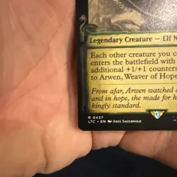 MTG Arwen, Weaver of Hope Showcase Scrolls LTC 0437 Regular Rare - Image 5