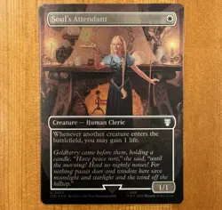 Soul’s Attendant, U 0520, NM Foil, Hildebrandt Art, MTG LotR Commander Card - Image 1