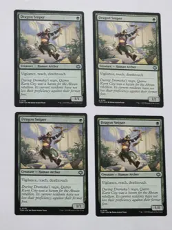 4x Dragon Sniper - Tarkir Dragonstorm - Near Mint - MTG - Image 1