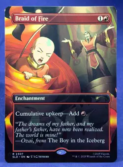 Braid of Fire (2307) Avatar Secret Lair Drop SLD MTG - NM - Image 1