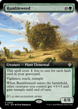 Rumbleweed EXTENDED, Outlaws of Thunder Junction, MTG NM/M - Image 1