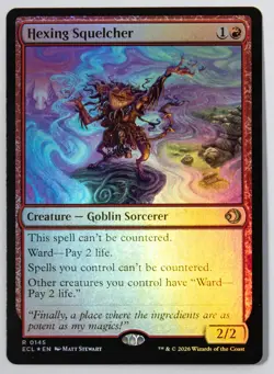 Lorwyn Eclipsed Hexing Squelcher FOIL Rare 145 Magic the Gathering - Image 1
