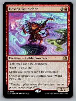 Lorwyn Eclipsed Hexing Squelcher FOIL Rare 145 Magic the Gathering - Image 2