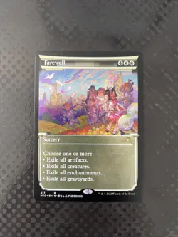 Farewell Showcase Foil Etched M/NM- Magic The Gathering - Kamigawa Neon Dynasty - Image 1