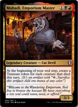 Mahadi, Emporium Master 282 CL: Battle for Baldur's Gate MTG NM - Image 1