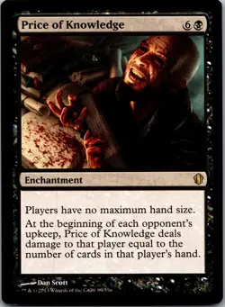 Price of Knowledge 89 Rare Commander 2013 Magic: The Gathering Lightly Played - Image 1