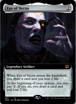Eye of Vecna (Extended Art) 393 Adventures in the Forgotten Realms MTG NM - Image 1