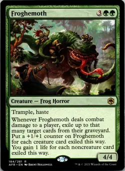 Froghemoth 184 Rare Adventures in the Forgotten Realms MTG NM - Image 1