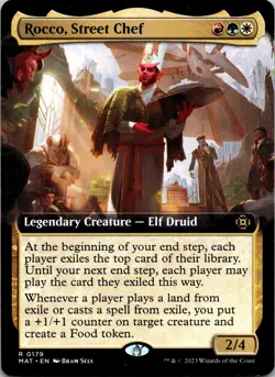 Rocco, Street Chef (Extended Art) 179 March of the Machine: The Aftermath MTG NM - Image 1