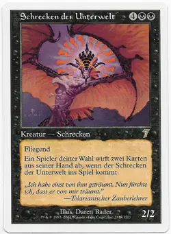 Schrecken der Unterwelt # 115/350 (Abyssal Horror) Rare 7.Edition 2001 DE Mint - Image 1