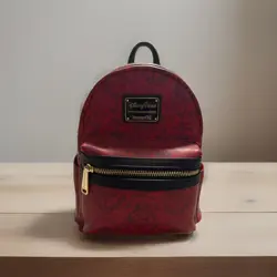 RARE Loungefly Disney Parks Exclusive Pirates Of The Caribbean Red Mini Backpack - Image 1