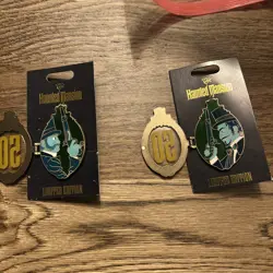 Disney WDI MOG Haunted Mansion Dueling Ghosts Hinge Pins 2019 D23 Expo Exclusive - Image 3