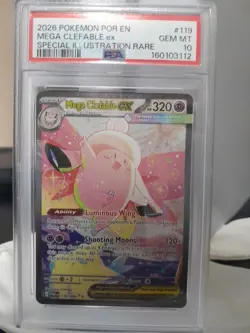 Mega Clefable ex 119/088 Me03: Perfect Order Holo - Image 2