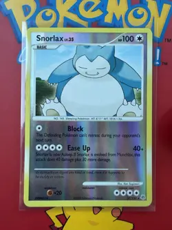 Snorlax 37/130 Pokemon Diamond and Pearl Reverse Holo Nintendo DPBP LV.35 TCG - Image 2