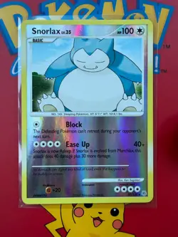 Snorlax 37/130 Pokemon Diamond and Pearl Reverse Holo Nintendo DPBP LV.35 TCG - Image 5