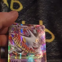 Pokemon TCG M Gengar EX XY166 Promo Full Art Holo Psychic Mega 210 HP - Image 2