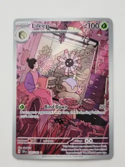 Lileep 145/142 SV07 Stellar Crown IR Holo Pokemon TCG NM - Image 1