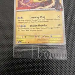 Team Rockets Zapdos GameStop Black Star Promo Edition Stamped Pokemon Not Sealed - Image 3