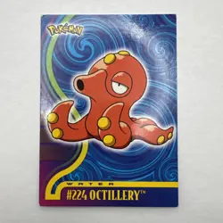 Topps Pokemon Johto League Champions Non Holo #224 Octillery - Image 1