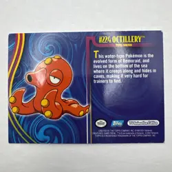 Topps Pokemon Johto League Champions Non Holo #224 Octillery - Image 2