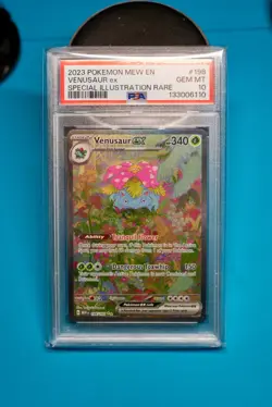 PSA 10 Gem Mint 2023 Pokemon 151 Venusaur ex Special Illustration Rare #198/165 - Image 1