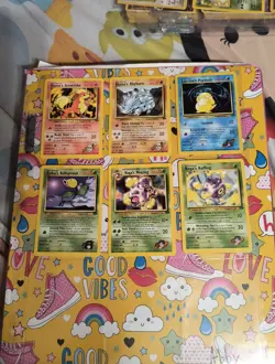 Lot Of 6 Random Pokemon Cards From Gym Challenge - Image 1