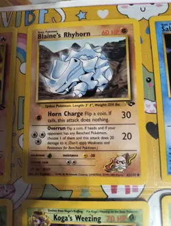 Lot Of 6 Random Pokemon Cards From Gym Challenge - Image 3