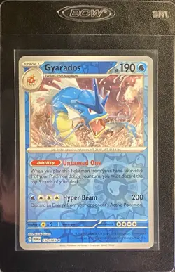 Gyarados Reverse Holo Rare 130/165 Pokemon TCG Scarlet & Violet 151 NM Free Ship - Image 4