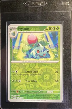 Ivysaur Reverse Holo Uncommon 002/165 Pokemon TCG Scarlet & Violet 151 - NM - Image 3