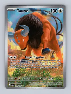Tauros 096/086 Holo Illustration Rare Chaos Rising Pokemon Near Mint - Image 1