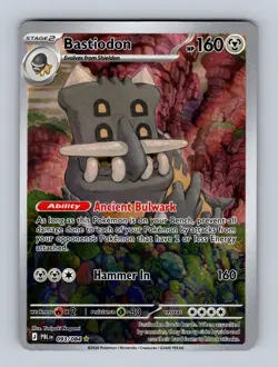 Bastiodon 093/084 Illustration Rare Pitch Black Pokemon Holo Near Mint - Image 1
