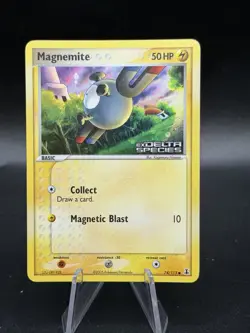 Magnemite 74/113 Reverse Holo Stamped - Pokemon EX Delta Species - LP IJ3 - Image 1
