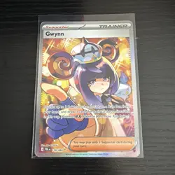 Pokemon TCG Gwynn 119/084 Pitch Black Spec Illust Rare SIR Full Art Holo 2026 EN - Image 1