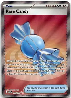 Rare Candy 175/132 Holo Ultra Rare Mega Evolution Near Mint - Image 1