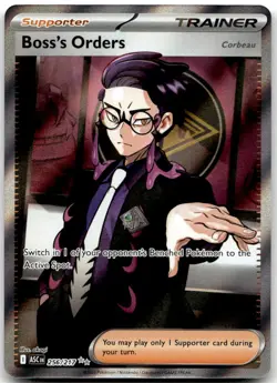 Boss's Orders [Corbeau] 256/217 Holo Ultra Rare Ascended Heroes Near Mint - Image 1