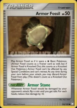 2X Armor Fossil 116 /123 D&P Mysterious Treasures MINT! Pokemon - Image 1