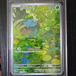 Bulbasaur SV151 166/165 Full Art Holo Illustration Rare English 2023 Ikegami - Image 1