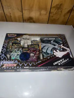 Pokemon TCG Crown Zenith Unown V & Lugia V Special Collection Box English - Image 1