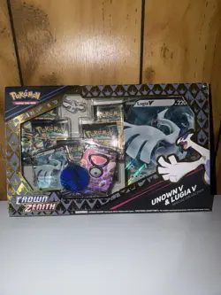 Pokemon TCG Crown Zenith Unown V & Lugia V Special Collection Box English - Image 2