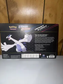Pokemon TCG Crown Zenith Unown V & Lugia V Special Collection Box English - Image 3