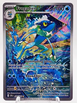 Frogadier 089/086 Pokemon TCG Chaos Rising Illustration Rare Holo NM - Image 1